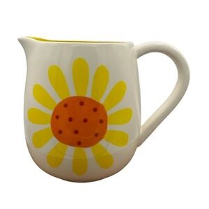 Pacific Rim Pitcher Yellow Daisy Sunflower White Large Flower Summer Spring 90oz
